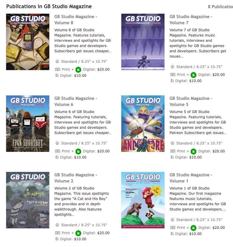 gbs_central's tweet image. Curious about our magazine, but want a sample? All of our issues are available to peruse as a preview on our backorders page.

Head to backorders.gbstudiocentral.com to check them out!

#gbstudio #gameboy #magazine