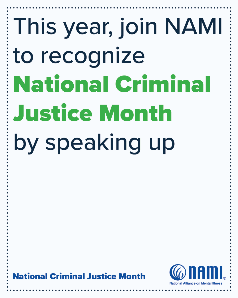 NAMI_NJ's tweet photo. If your loved one with a mental illness is arrested during a mental health crisis, do you know what to do next? Download NAMI’s new guide, “Navigating the Criminal Justice System” today to learn more at https://t.co/w71i7QayRi

#HelpNotHandcuffs #NationalCriminalJusticeMonth https://t.co/DDE3vi4Sgc