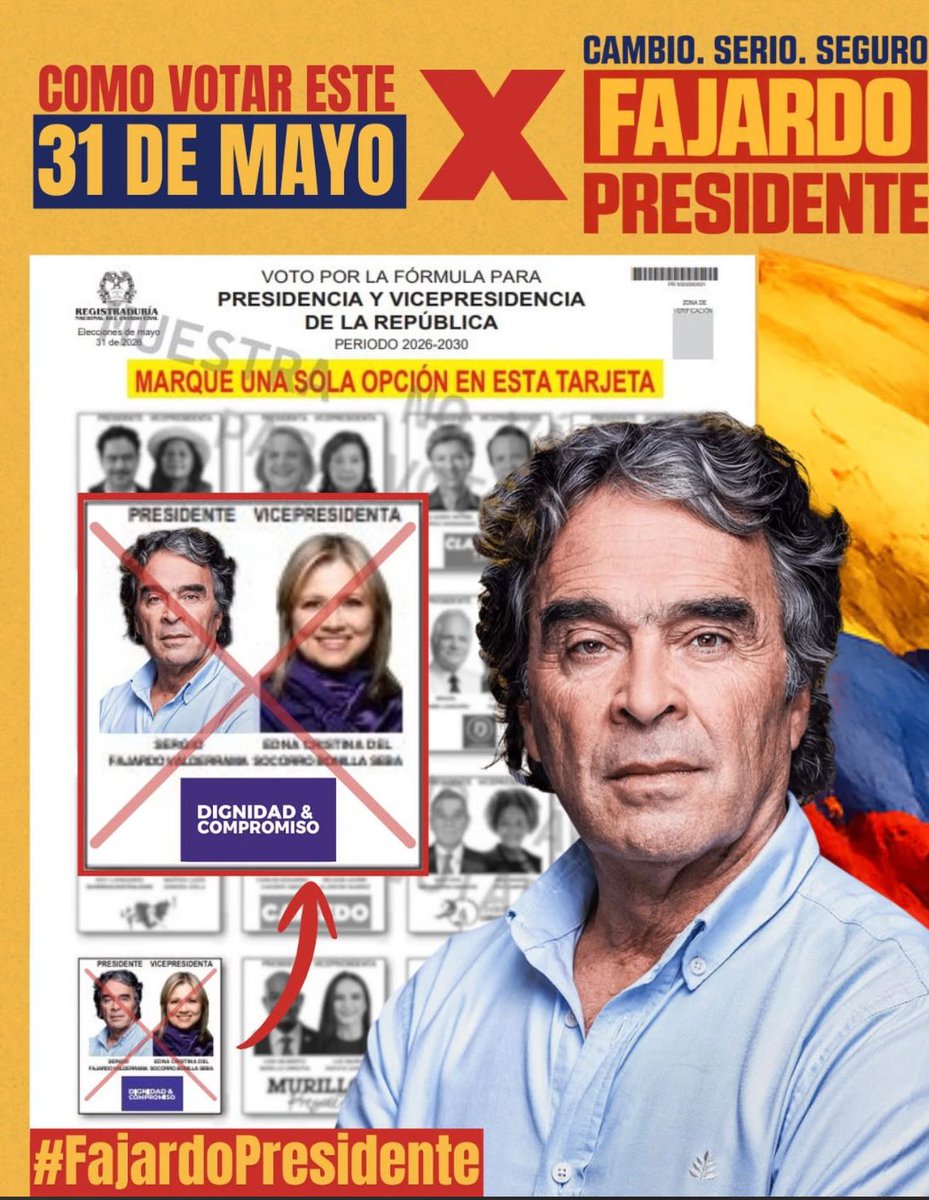 Sin padrinos políticos, sin maquinarias y con la experiencia para gobernar libre sin tener que pagar favores políticos que se chupan el presupuesto del país. #FajardoPresidente nos dejara un país más ordenado, seguro y proyectado al futuro. Si votas #Fajardo gana #Fajardo