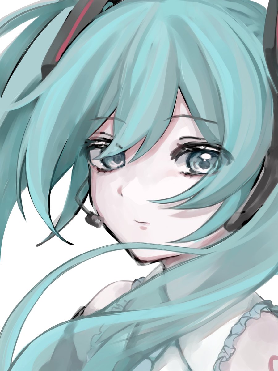 raitogorira's tweet photo. ワンドロミクちゃん
 #イラスト 
 #初音ミク https://t.co/bNAprY8cac