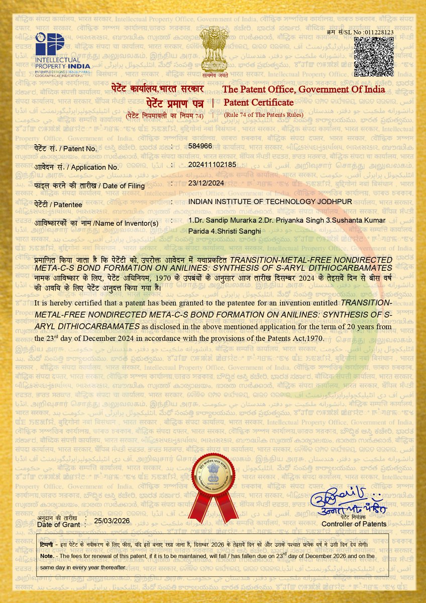 Murarka Lab IIT Jodhpur tweet media