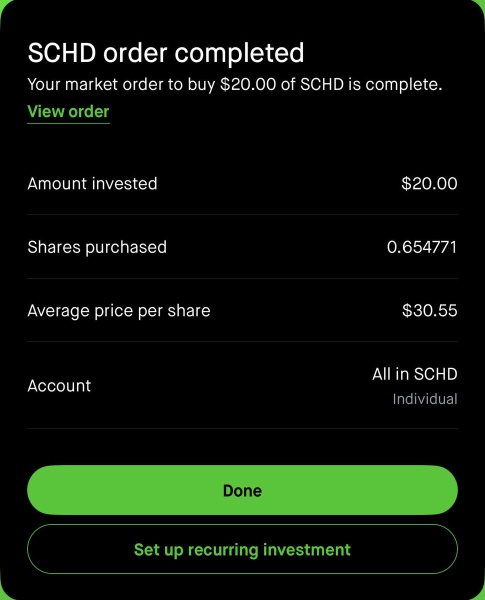 SCHD Accumulator tweet media