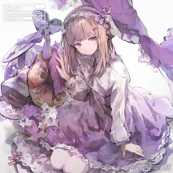七咲ノアさんのアイコン兼アーティスト画像を描かせていただきました!ご活動応援しております～!