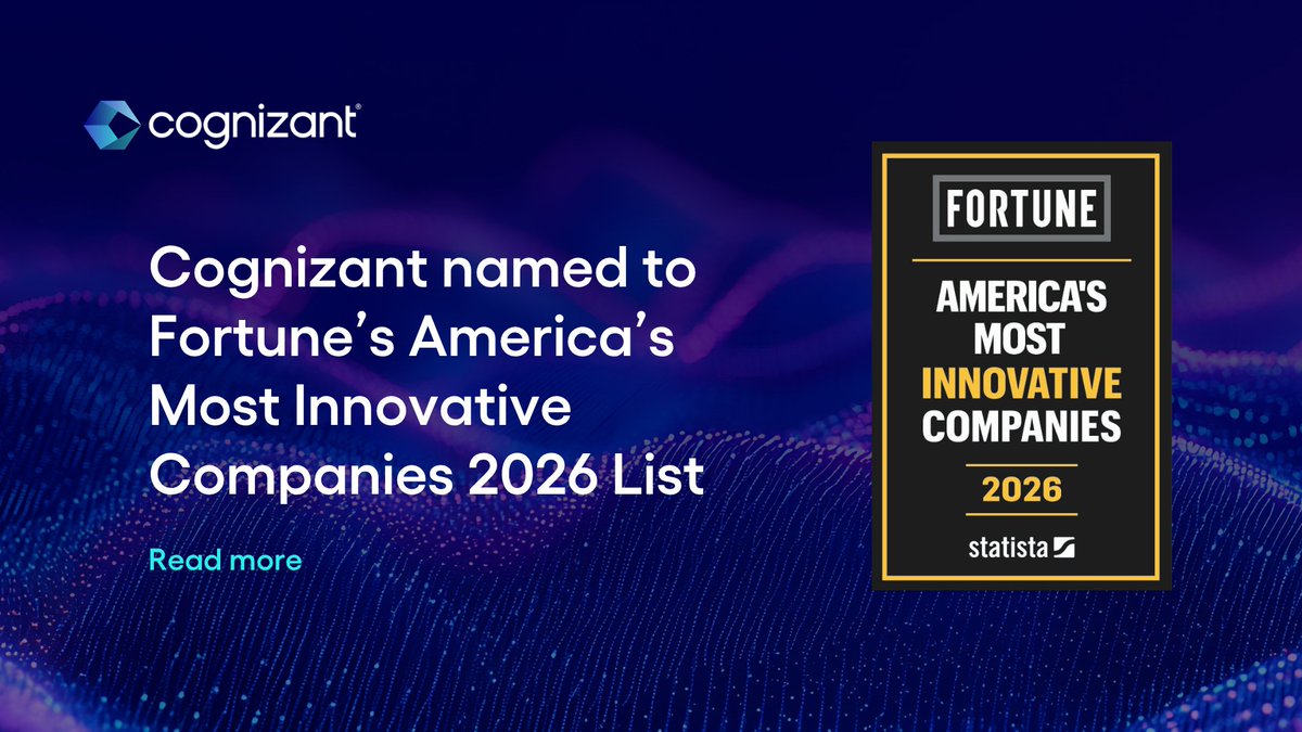 Cognizant tweet media