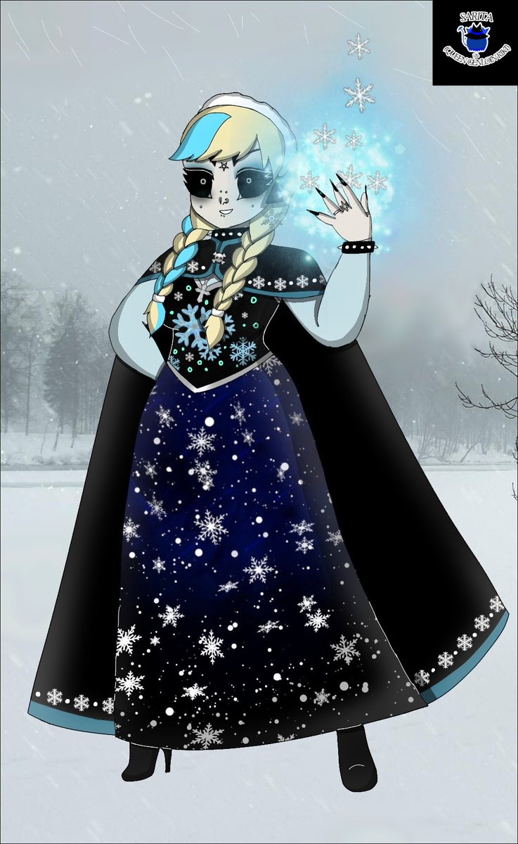 SayloinRiki's tweet photo. Icy goth Anna
;3๐จ๏ธโ๏ธ๐๐ค๐๐ฉตโ๏ธโจ
.
#frozen #anna #princessanna #iceanna #iceprincess #gothgirl #winter #2sides #evilside #villainprincess #tradgoth #longdress #mountain #icepowers #darkeyes #creepy #iceydemon #cute #tracingart #changingart #fixingart #digitalart #animeart https://t.co/RVgFjxKrBH