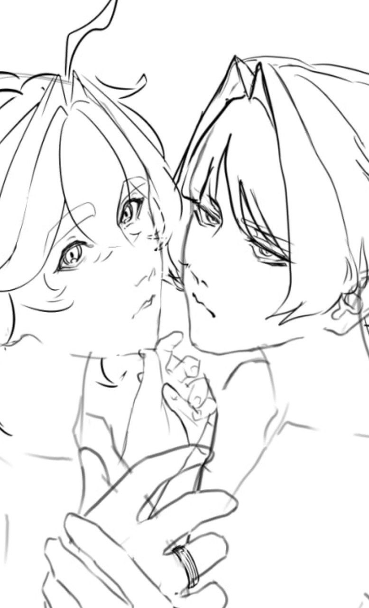 AsMAGORiA's tweet photo. 「 #Scaraether #aescara #Wanderer #Scaramouche #Aether #wip 」 https://t.co/rmVZpQmEpQ