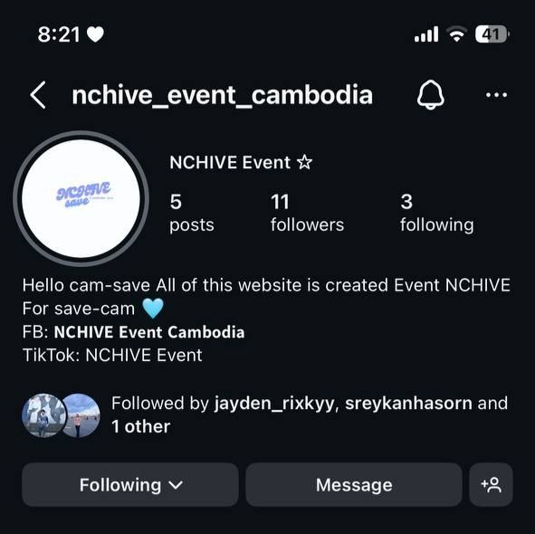 nchiveeventcam's tweet photo. Hello Cam save, this is Like ig NCHIVE Event Cambodia, what's the story? Everyone, please click Follow each one. Cam save 🫶🏻🩵
https://t.co/OX8sEDGmma
#NCHIVE #NCV #엔카브 #Camsave
#𝐍𝐂𝐇𝐈𝐕𝐄𝐄𝐯𝐞𝐧𝐭𝐂𝐚𝐦𝐛𝐨𝐝𝐢𝐚 https://t.co/qZFRhoI3T0