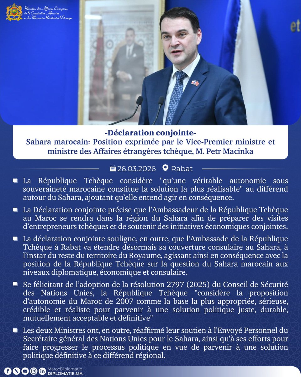 Maroc Diplomatie 🇲🇦 tweet media