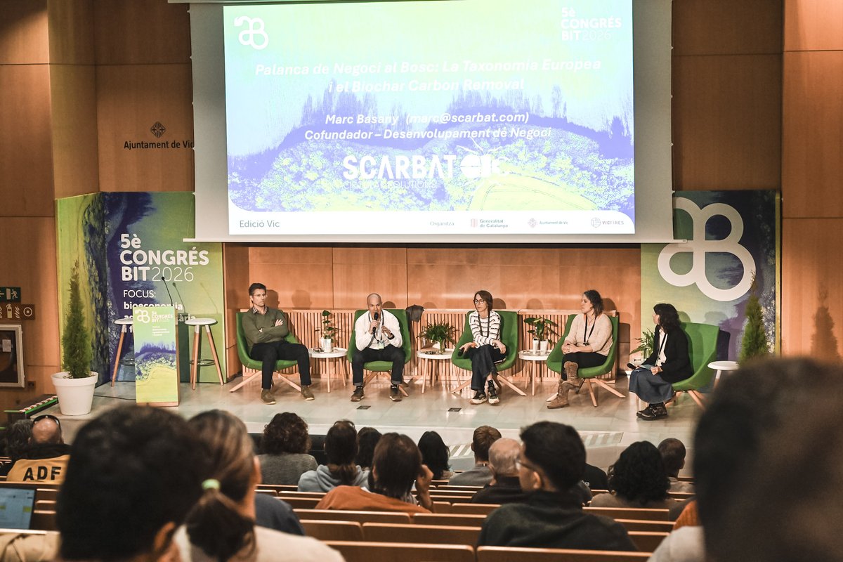 congresBIT's tweet photo. 🌲 La gestió del bosc, clau per al futur energètic i territorial.

Al #BITFOREST s’ha posat el focus en la gestió forestal com a palanca per avançar cap a un model més sostenible.

El bosc és un actiu estratègic: genera biomassa, redueix riscos i impulsa la transició energètica. https://t.co/r84z1ZY61J