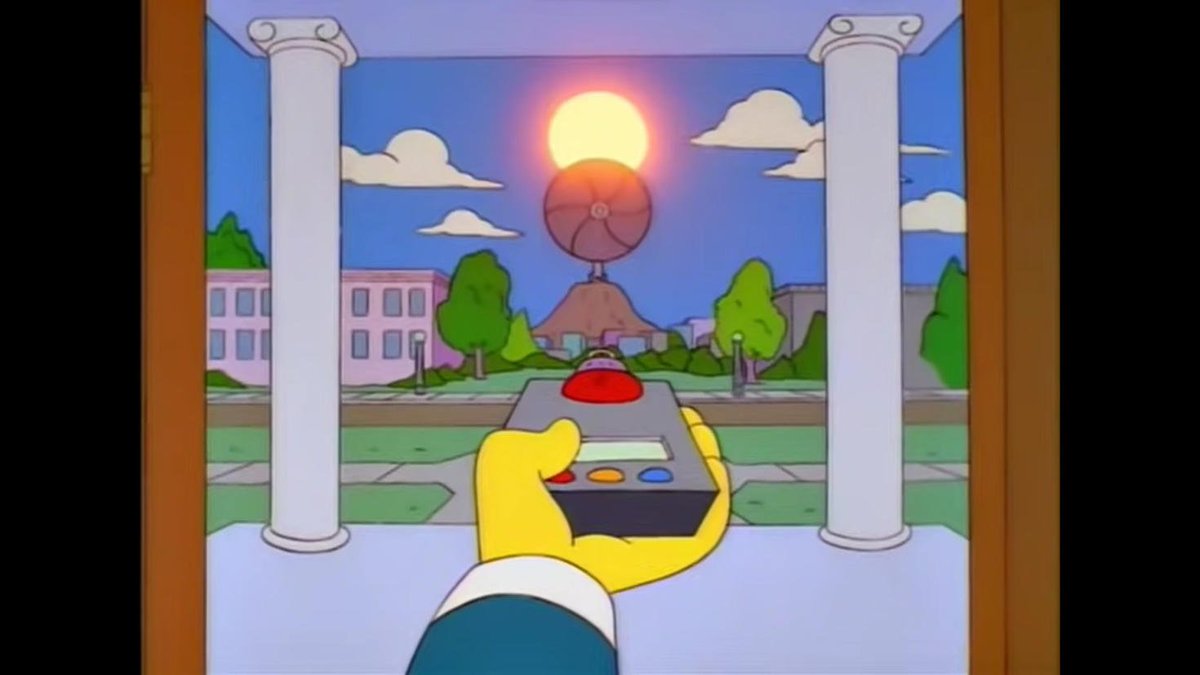 How far are we from Mr. Burns blocking out the Sun.