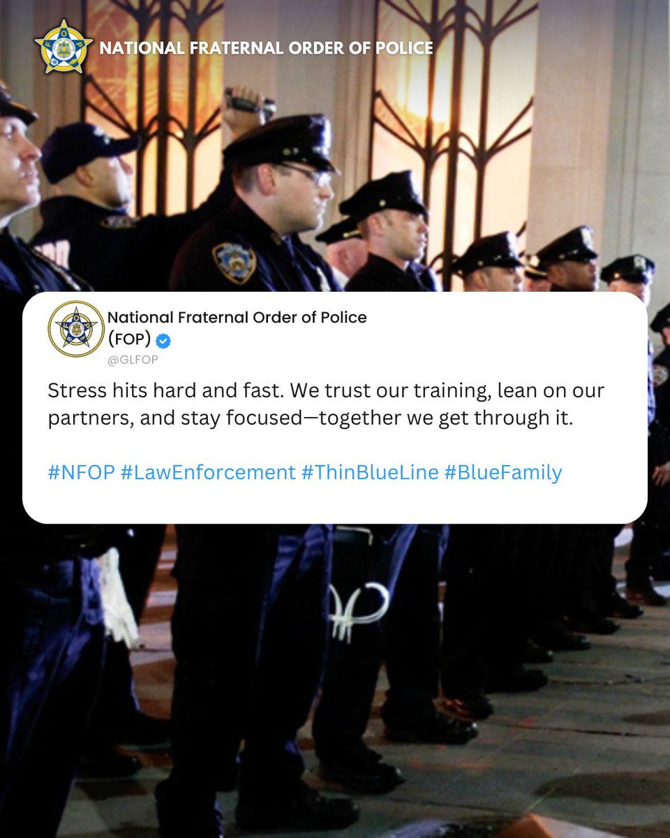 GLFOP's tweet image. Split-second decisions matter. Trust your instincts and your team. That’s what keeps everyone safe.
 #PoliceTraining #LawEnforcement #FOP #Teamwork #PublicSafety