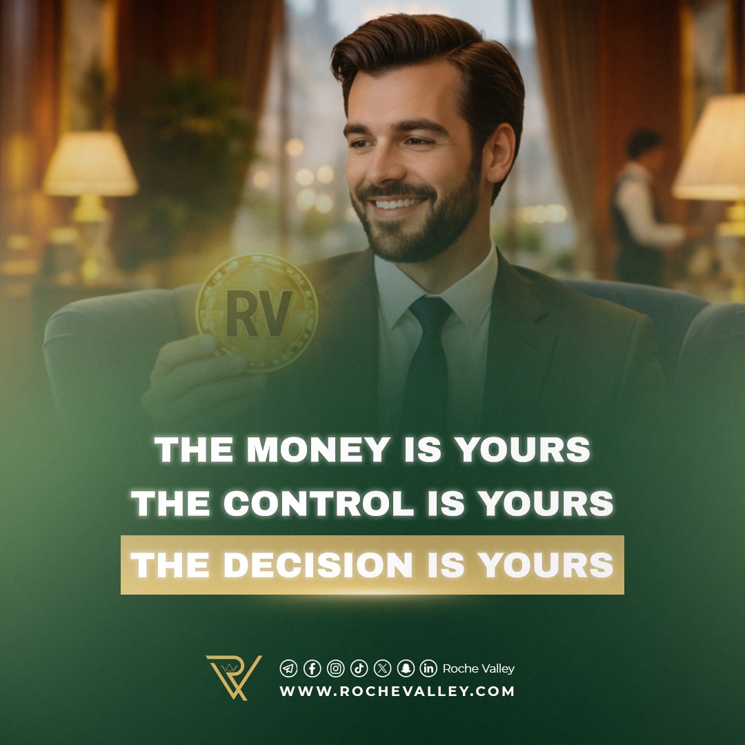 RocheValley's tweet image. The money is yours.
The control is yours.
The decision is yours. 💳✨
#RocheValley #RV #FullControl #FinancialFreedom #LuxuryFinance #QuietLuxury #PremiumExperience