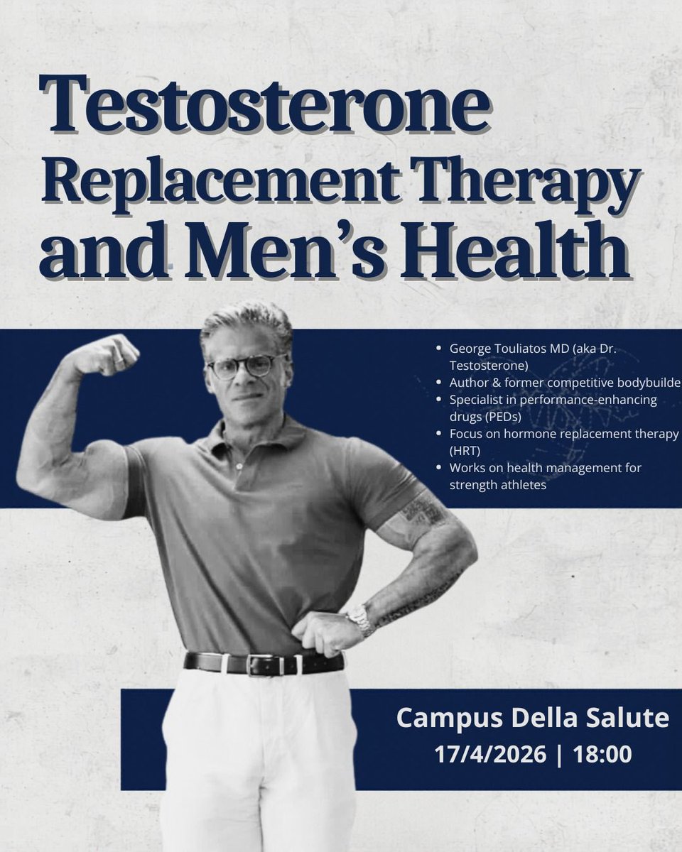 DrGTouliatos's tweet image. I’m glad to announce that I’ll be giving a lecture  next month,in Italy at the University of Pavia 
Friday, April 17
#trt