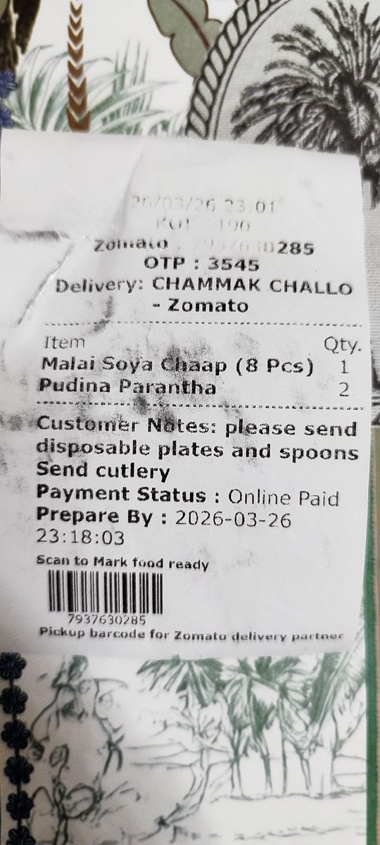 deepak1234rathi's tweet photo. I am vegetarian and Today I ended my navratri fast and order food from @zomato @zomatocare. I try to complain and see what they suggest. Plz advice me for a legal action against them https://t.co/9tERrIqK5D