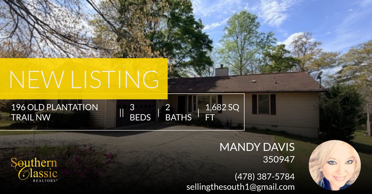 MandyP_REALTOR's tweet photo. 📍 New Listing 📍 Take a look at this fantastic new property that just hit the market located at 196 Old Plantation Trail Nw in Milledgeville. Reach out here or at (478) 387-5784 for more information!

Listed by Kimberli Cleme... https://t.co/Y3LoKDWn5d https://t.co/rdQrz2bVMk