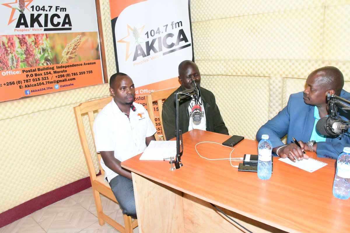 taxalliance_ug's tweet photo. ๐๏ธ Just Concluded!
@SEATINIUGANDA, together with LG officials from Moroto Municipal Council, has been live on AKICA Radio 104.7 FM engaging the public on strengthening local revenue mobilisation to improve service delivery and accountability. #STRIDEProjectUG #TaxJusticeUG https://t.co/gG9KQL4Vnj
