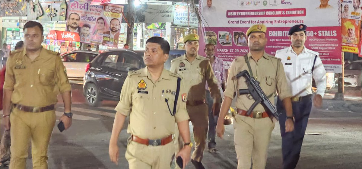 sanjaimis's tweet photo. https://t.co/dIlHs88vJU
पुलिस उपायुक्त यातायात द्वारा राम नवमी के पर्व पर शहर के प्रमुख चौराहों एवं मार्गों का निरीक्षण
@kanpurtraffic @igrangekanpur @kanpurnagarpol @uptrafficpolice @Uppolice @csjmuofficial @IMAIndiaOrg
@BJP4India @DMKanpur @CMOfficeUP @CmoKanpur @igrangekanpur https://t.co/eGiXnOf4x2