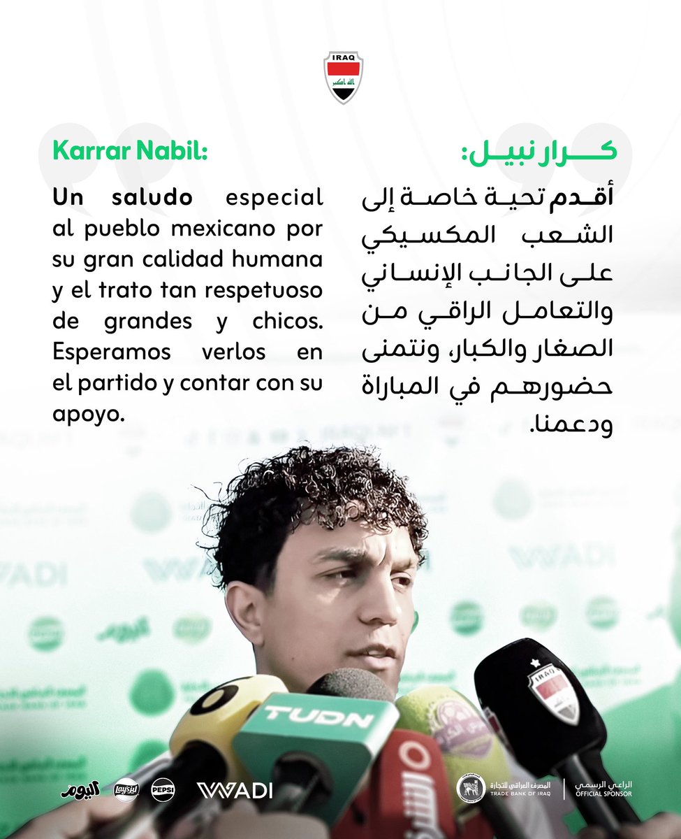 Iraq National Team tweet media