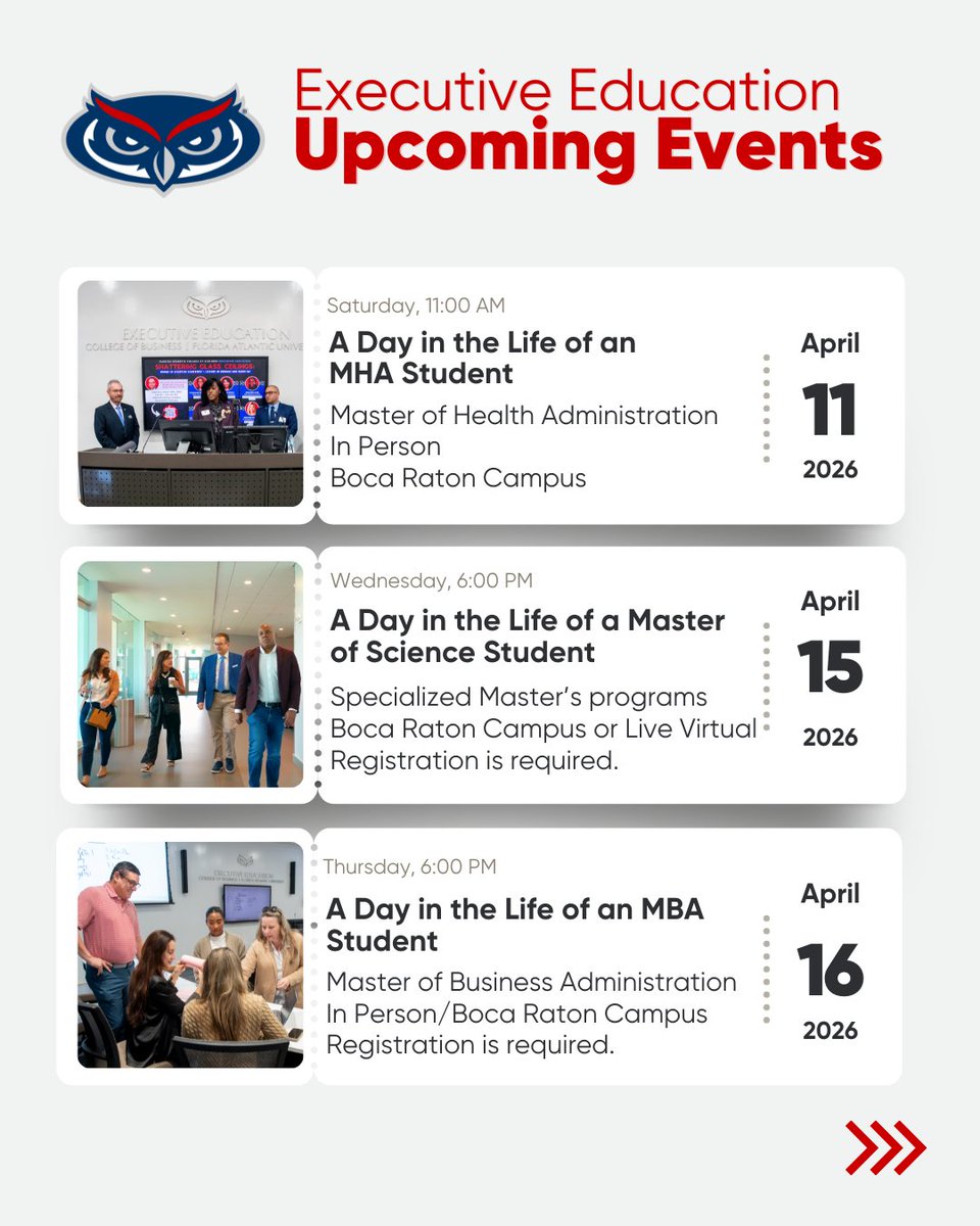 Florida Atlantic Executive Education tweet media