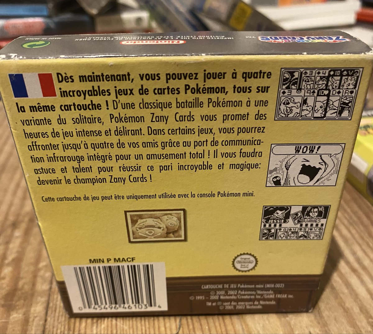 kyenprod's tweet image. #ZoomSurTaCollection On va sur la #Nintenfo #PokémonMini  avec le jeu Pokémon Zany Cards et toi tu as quoi comme jeux sur tes consoles?