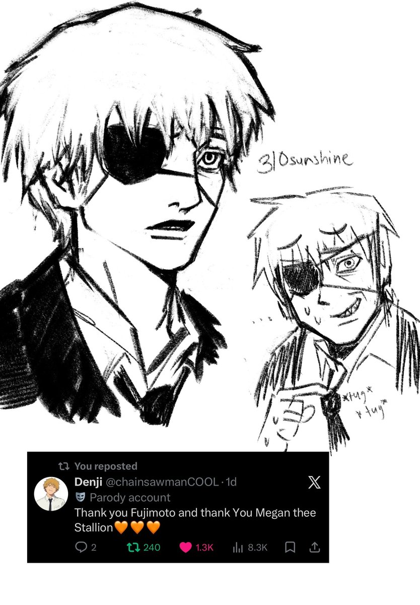 _310sunshine's tweet photo. denji bruh #csm232 #chainsawman #digitalart https://t.co/WEIVJyZ8Le