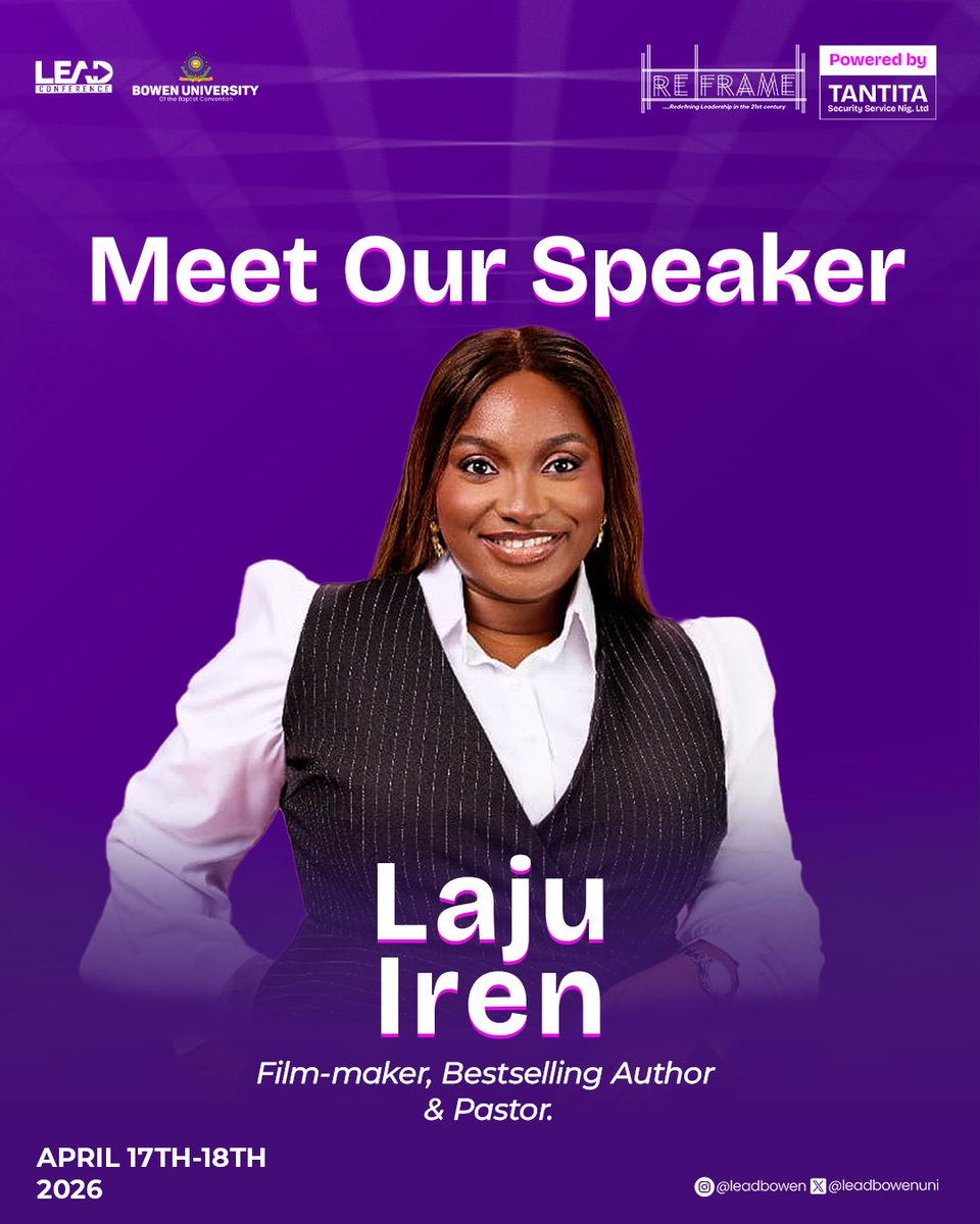 LEAD Conference, Bowen University tweet media