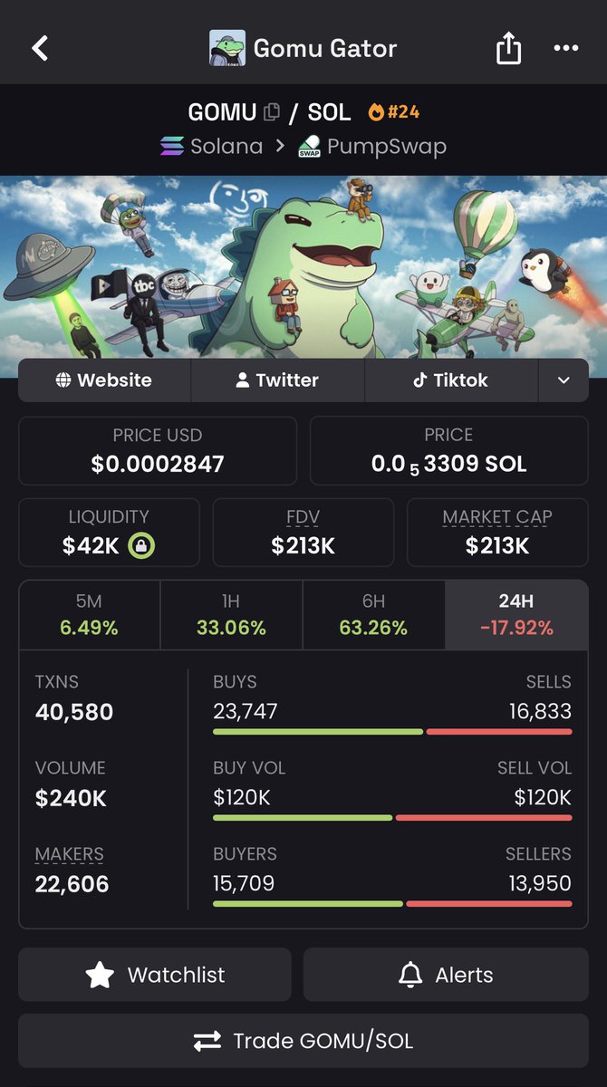 degenik00's tweet photo. 2 years of community building vs …. 

I want to see some sort of support from pumpfun and all the OGs from this space - we deserve better

@a1lon9 didn’t u make a update couple days ago adressing vamps … your time to shine - blast the REAL gomu 

Ex3QnfFRethVJmvErdnvtNG3QRgALVYLA3QmQu6upump