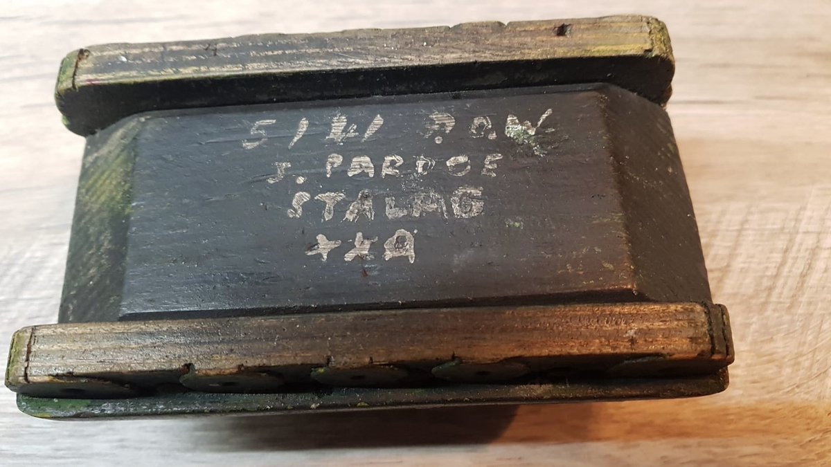 WHW_HighlandIC's tweet photo. #ThingThursday wooden truck and tank carved by Private James Pardoe of the Green Howards. James is one of the many POWs featured in my book The Undefeated now available from @barnthorn https://t.co/aPvYjnOCWm and Amazon https://t.co/vi840bEgjd https://t.co/srrjA9KB8L