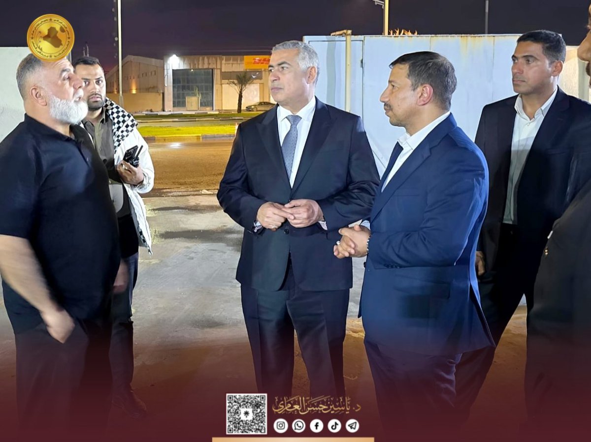 ضمن إطار المتابعته الميدانية واثناء موجات الامطار في البلاد، تابع النائب الدكتور ياسين العامري عمل مضخات تصريف مياه الأمطار في منطقة الزيتون والمناطق المجاورة، للاطلاع على جاهزيتها في سحب المياه المتجمعة من الشوارع، وضمان انسيابية الحركة وتخفيف معاناة المواطنين.