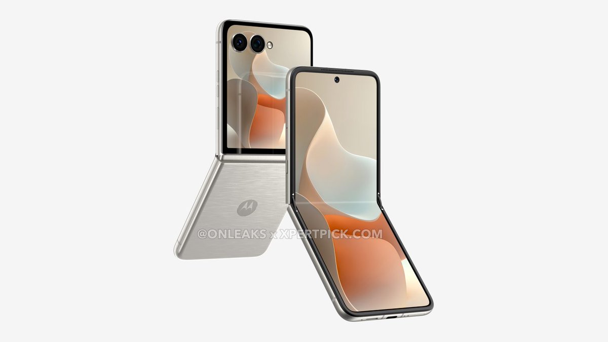 TechHome100's tweet image. Motorola Razr 70 Ultra renders 
▫️ 7" Internal Display 
▫️ 4" External / Cover Display
▫️ 7.8mm (Unfolded) 
▫️ 15.8mm (Folded)
Source : @OnLeaks 
#Motorola #MotorolaRazr70Ultra