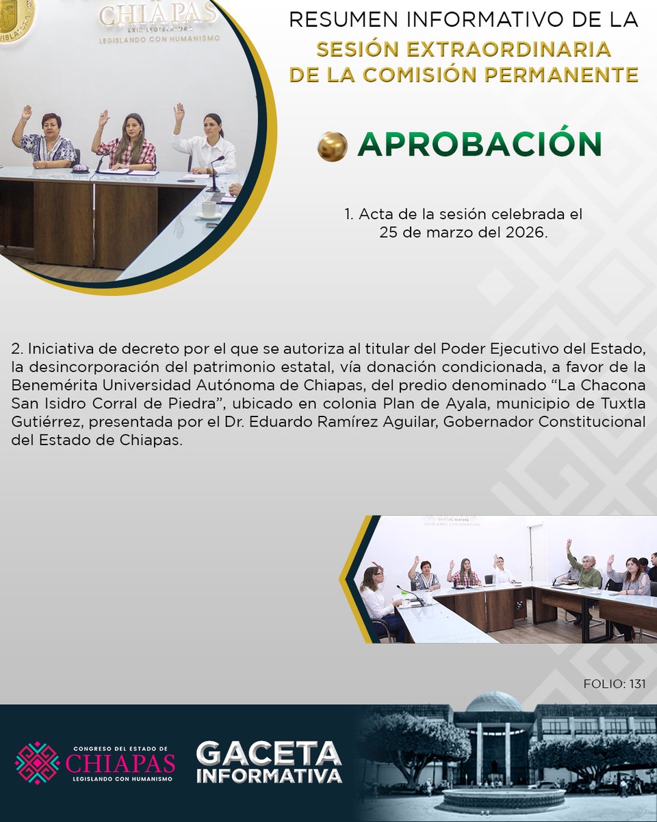 Honorable Congreso del Estado de Chiapas tweet media