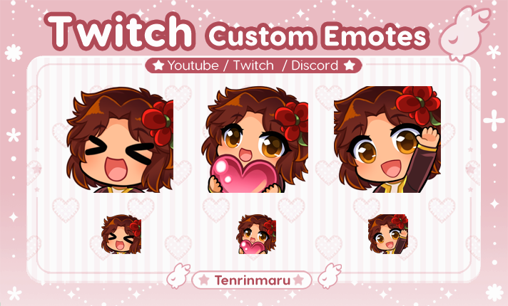vikurro's tweet photo. I now have new Twitch emotes, courtesty of @Tenrinmaru1!! https://t.co/dIW3ftclTW