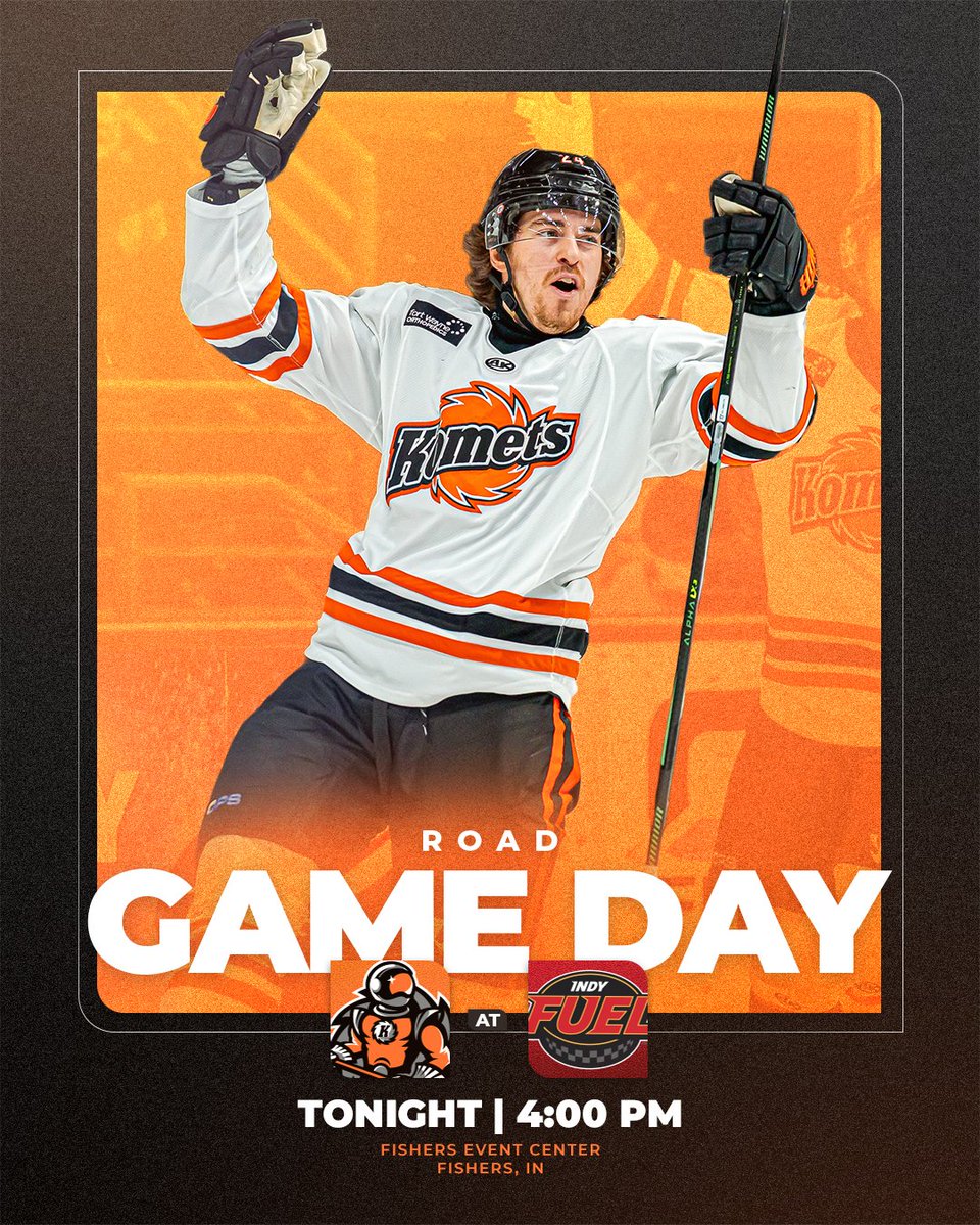 FWKomets's tweet photo. Final trip to Fishers for the season - it's game day!
#LetsGoKomets

⏰ 4:00 PM EDT
📍 Fishers Event Center | Fishers, IN
📻 @963XKE | https://t.co/vUdhZ2zrOP https://t.co/W7QXEp97wf