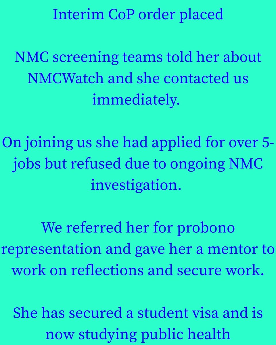 NMCWatch:Registrant Care tweet media