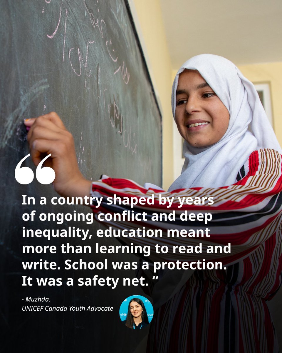 UNICEF Canada tweet media