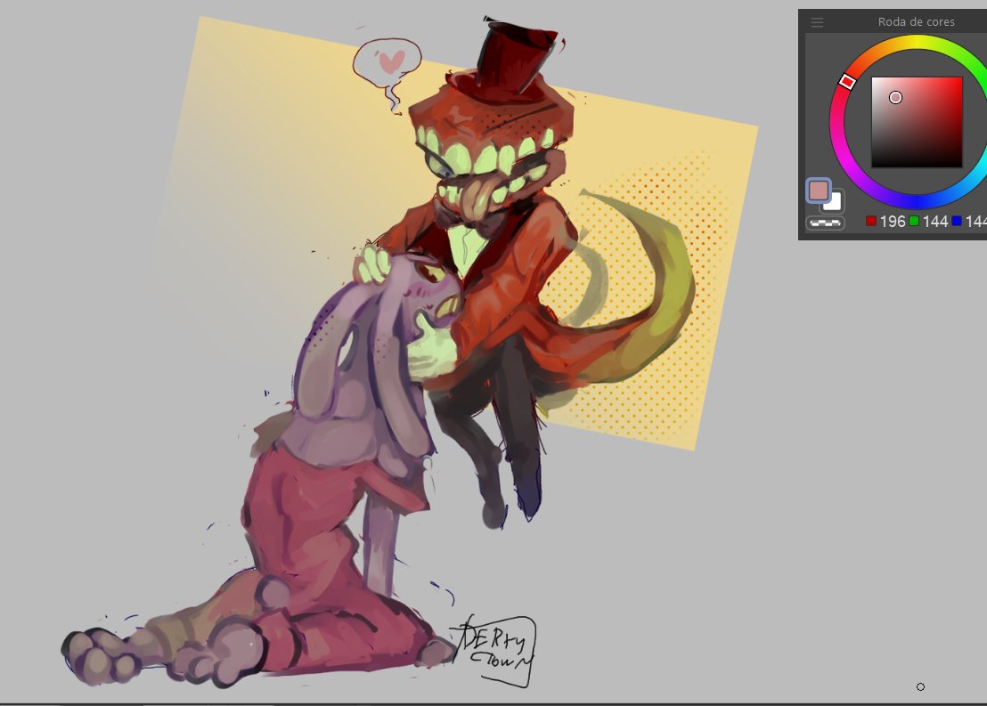 dertyclown's tweet image. gulp #jax #cain