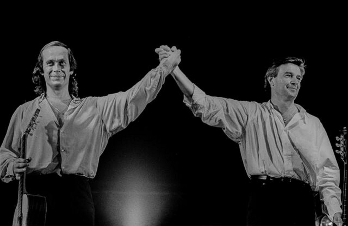 LuizSantosMusic's tweet image. John Mclaughlin and Paco de Lucia performing at the 'Rocksommer auf der Insel' in Treptower Park, Berlin, July 17, 1987. Photos by Rolf Zöllner.
#jazz #flamenco #art