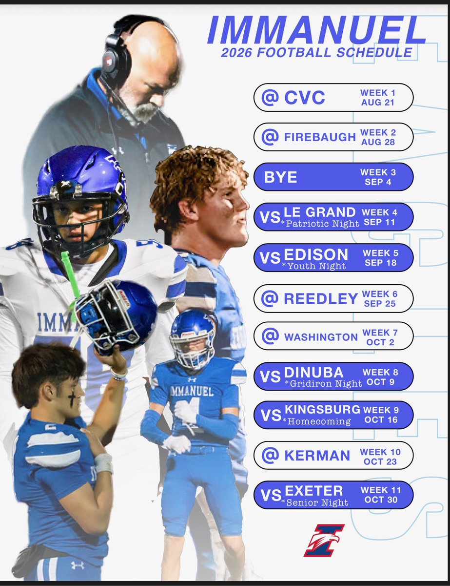 Immanuel Football tweet media