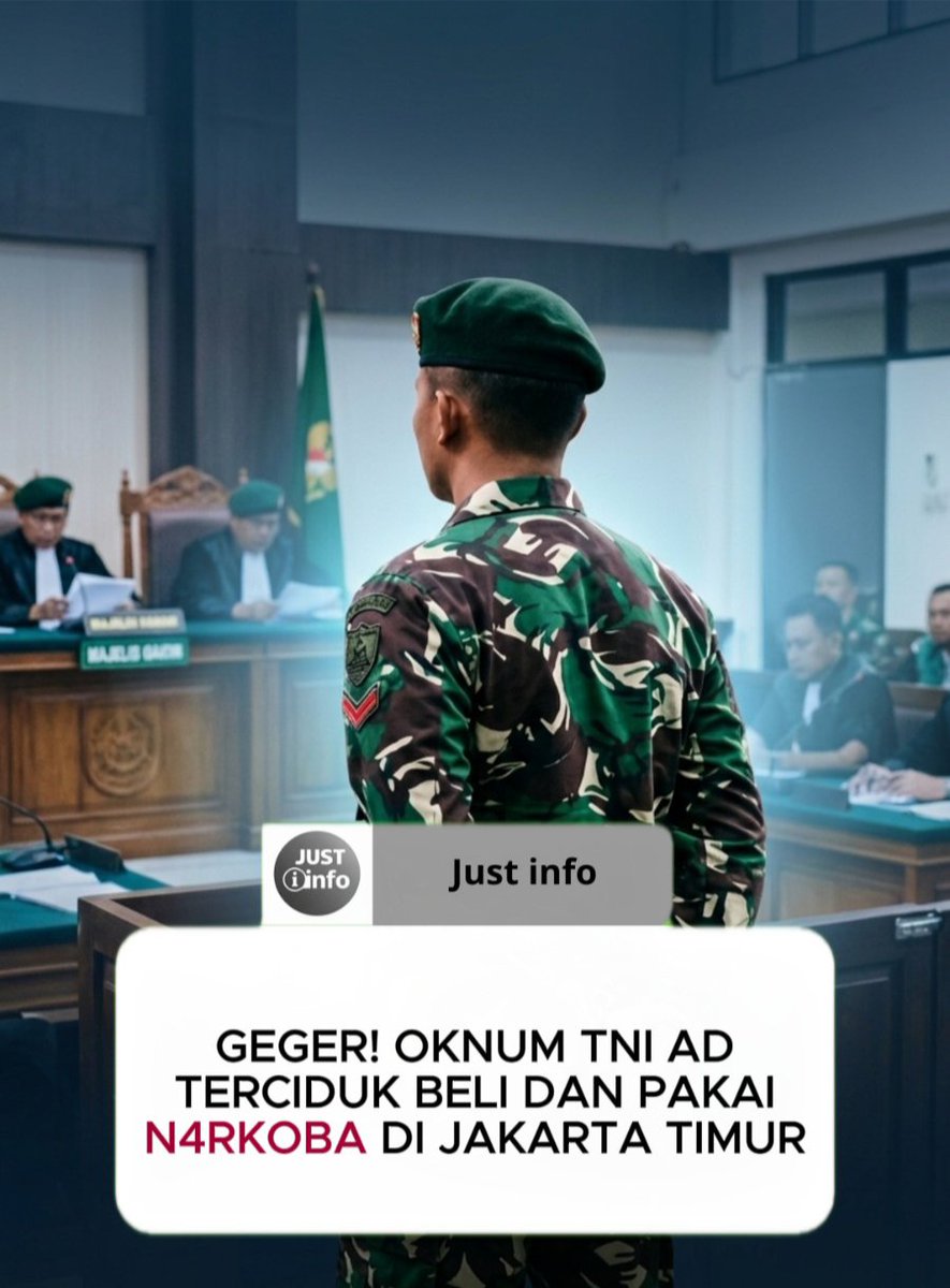 SHartono88170's tweet image. Kepala Dinas Penerangan Angkatan Darat (Kadispenad) Brigjen TNI Donny Pramono membenarkan bahwa seorang anggota TNI AD berinisial Koptu YP diamankan setelah kedapatan membeli nark*ba di Kompleks Berlan, Jakarta Timur.

#oknumtni #jaktim #garamcina