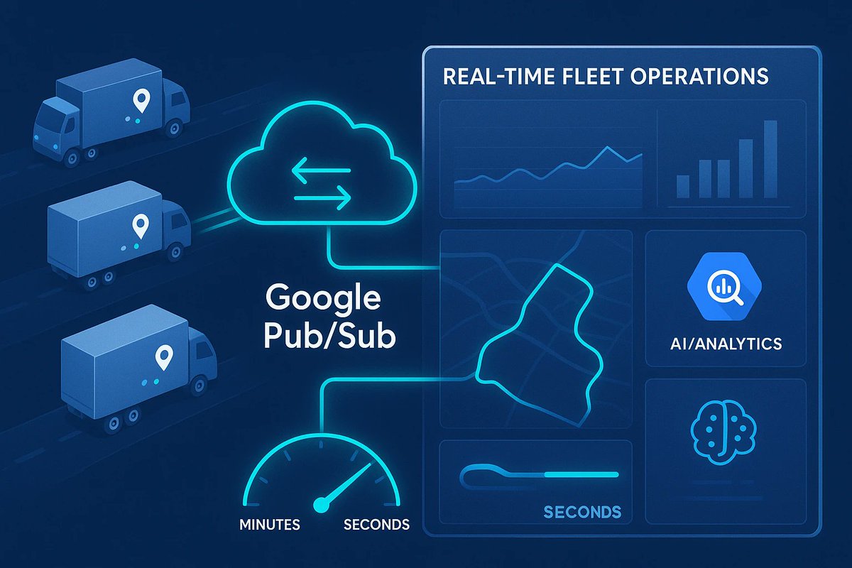 windowsforum's tweet photo. 🚚 Google Pub/Sub for real-time fleet data? About time—latency matters more than “batch and pray.” If your pipelines need duct tape, your competition’s already streaming.
https://t.co/yoNFq2RseE
#RealTimeStreaming #TelematicsCloud #GooglePubsub #FleetAnalytics https://t.co/SPST3iw0wL