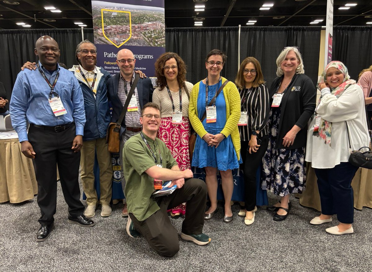 URMed_Pathology's tweet photo. San Antonio has been wonderful to URMC! Until next year!!!!! #uscap2026 #pathologyresidents #urmcpathologyresidents https://t.co/F6dV5skgA1
