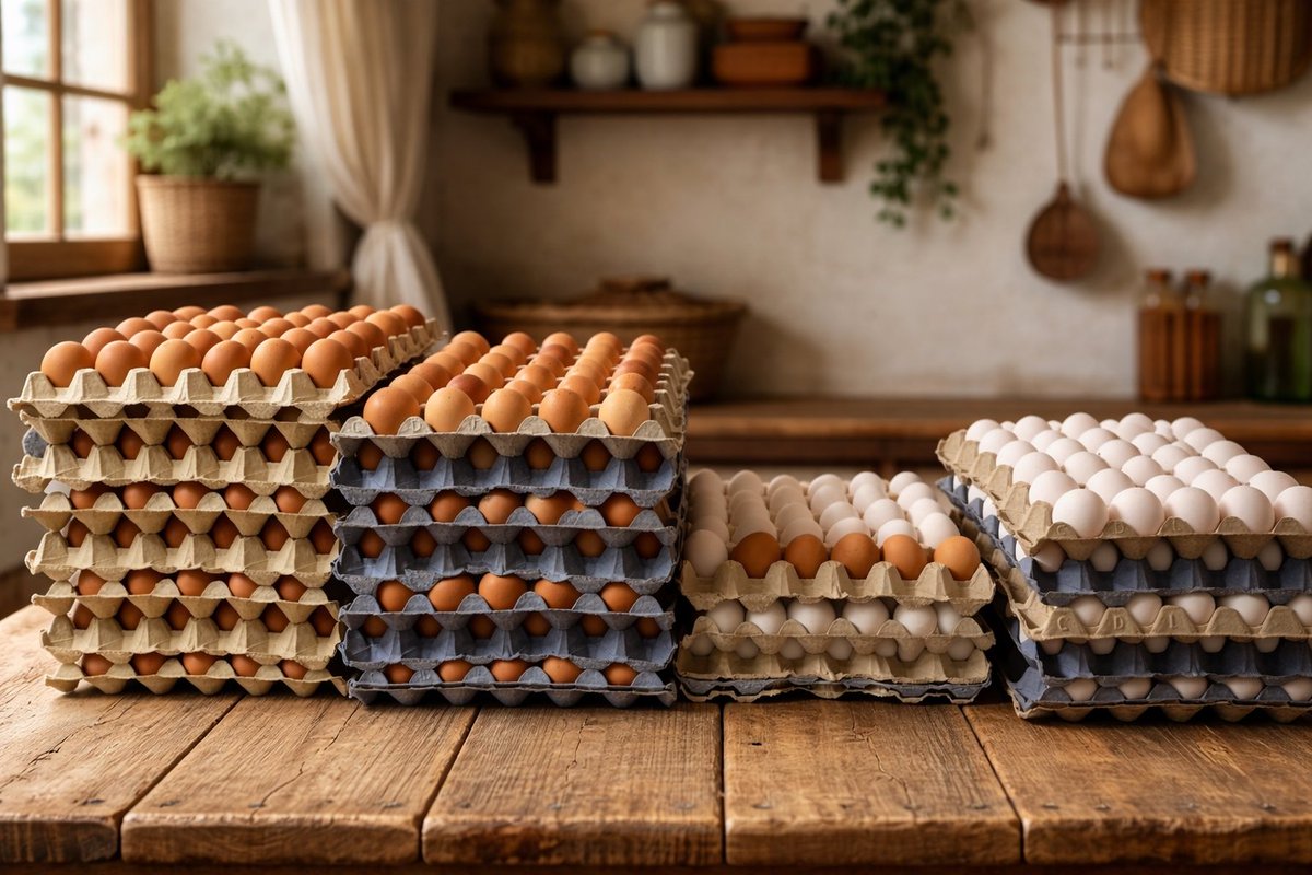 TransylvaniaSaC's tweet image. The first lot of fresh eggs has just arrived 🥚✨  
Straight from the farm, with rich yellow yolks and full of natural goodness 🌿  

Perfect to be transformed into something colourful and delicious this Easter 🌸🐣  
Stay tuned for what we create next!  

#FreshEggs #FarmToTable