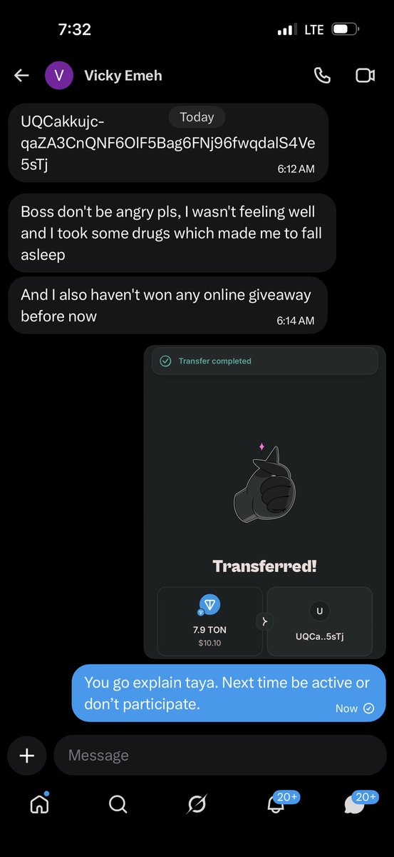 marjidofficial's tweet photo. I am in a good mood today. Cus normally una  no suppose get this $TON from me, the old me would have given it someone active. 

If you won’t be active, please do not take part in my giveaway https://t.co/gGwJ7ThtQP