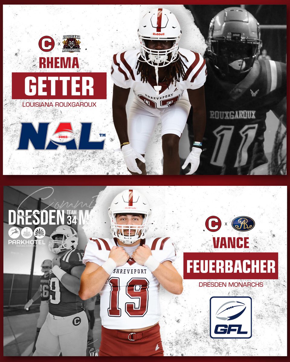 Gents_Football's tweet photo. Good luck to our former Gents, Vance Feuerbacher and Rhema Getter, as they compete at the next level go get it this spring season!
 
#NowWeGo
#ProGents https://t.co/pXpB6L1POj