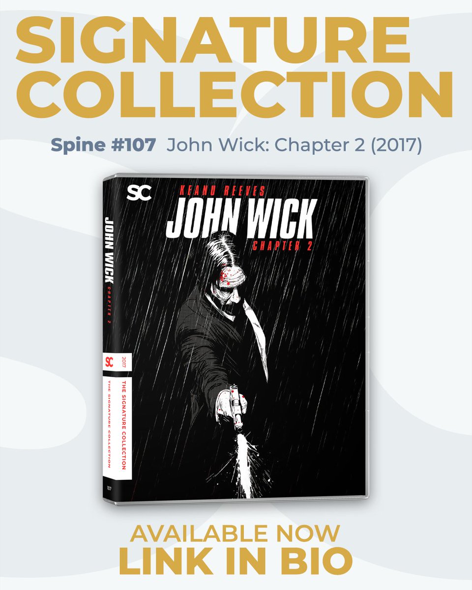 ADbyBS's tweet photo. #TheSignatureCollection
SPINE #107
#JohnWick: Chapter 2 (2017)
LINK IN BIO https://t.co/ultmidbZDv