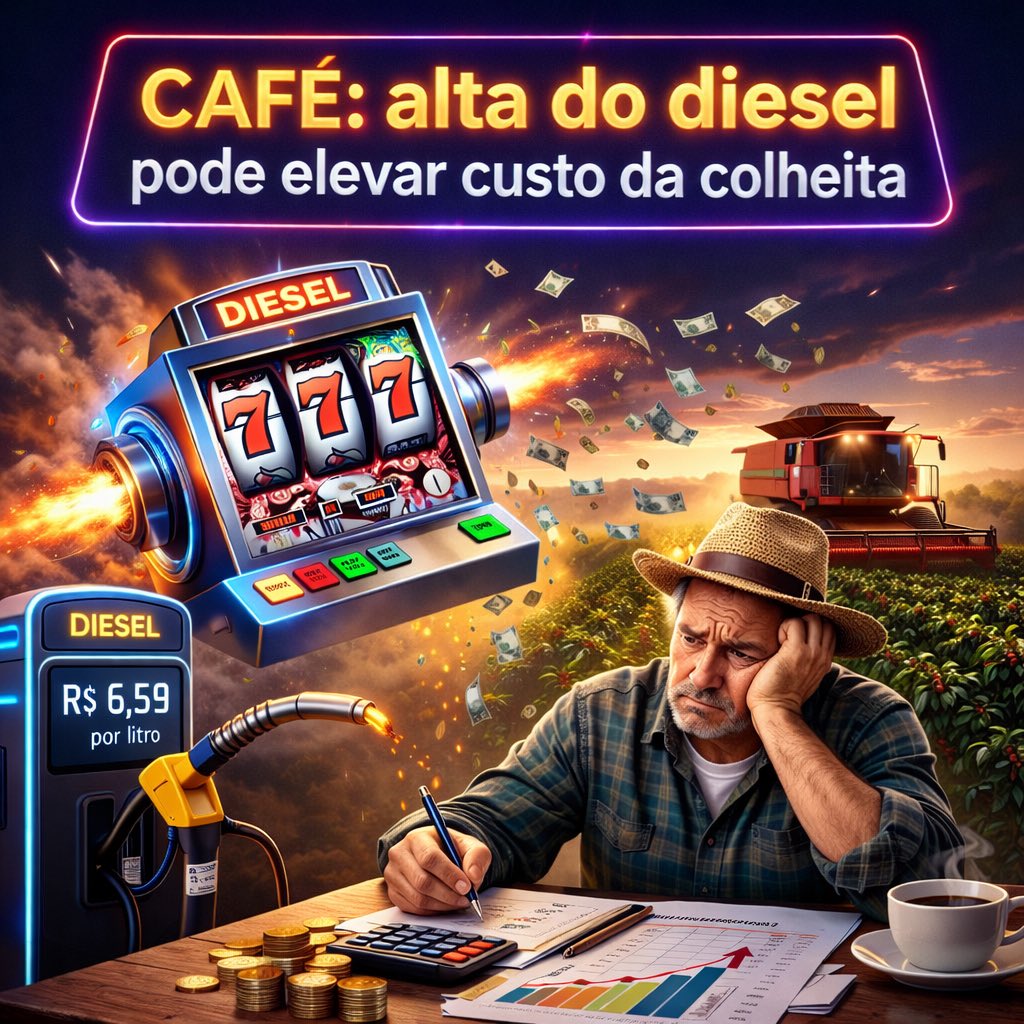 🟥⭕☕⭕🟥   CAFÉ: alta do diesel pode elevar custo da colheita
tinyurl.com/3ckehju9