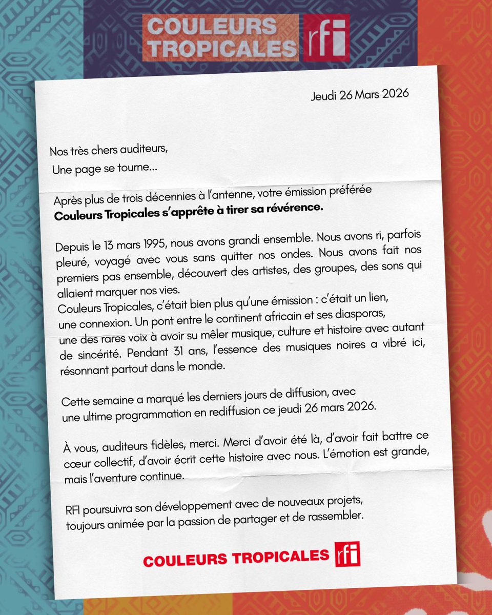 Couleurs Tropicales tweet media