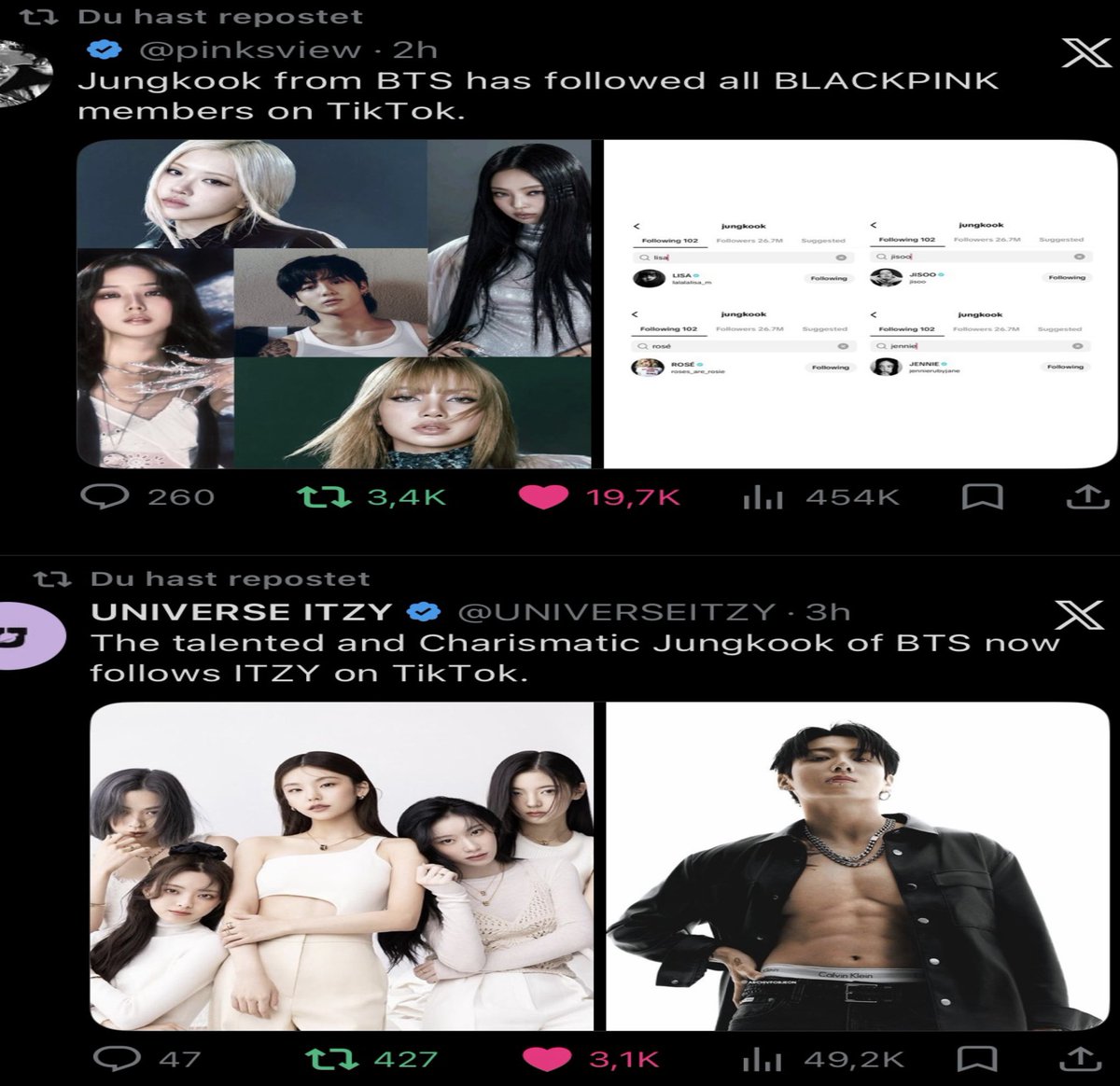 hanni⁷ is seeing bts tweet media