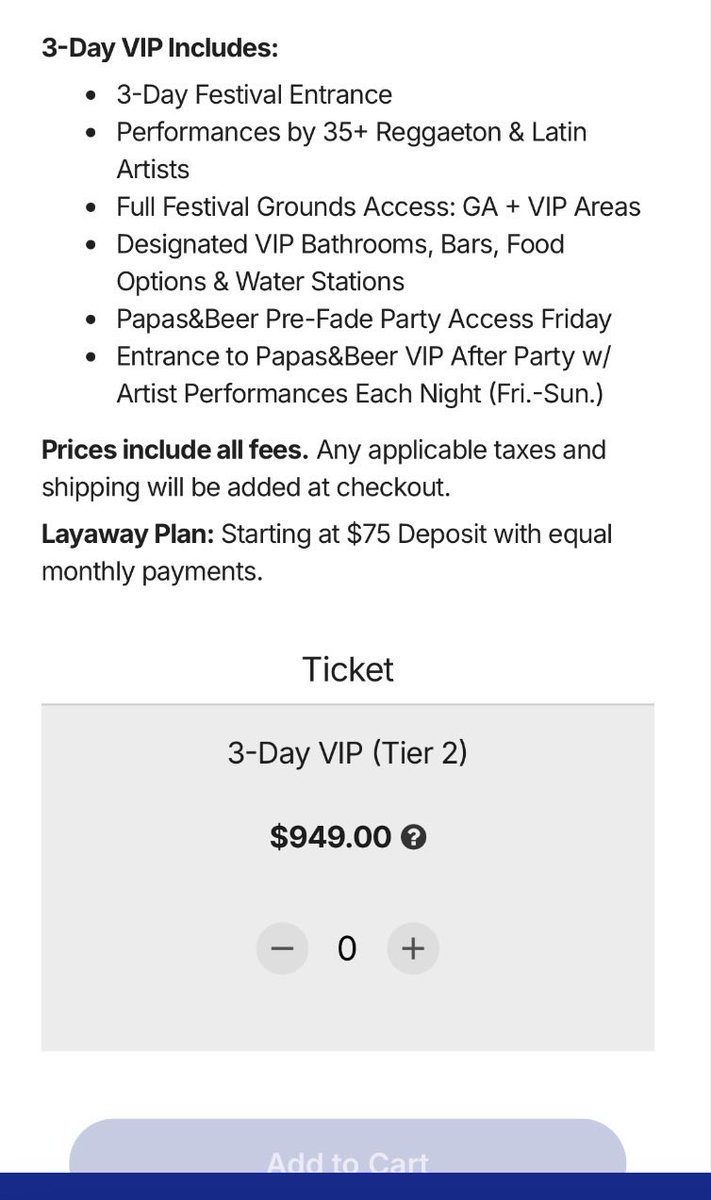 VIP tier 2 is now available 
#Bajabeachfest #rosarito #BBF26 #festival