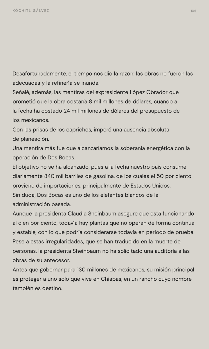 Xóchitl Gálvez Ruiz tweet media